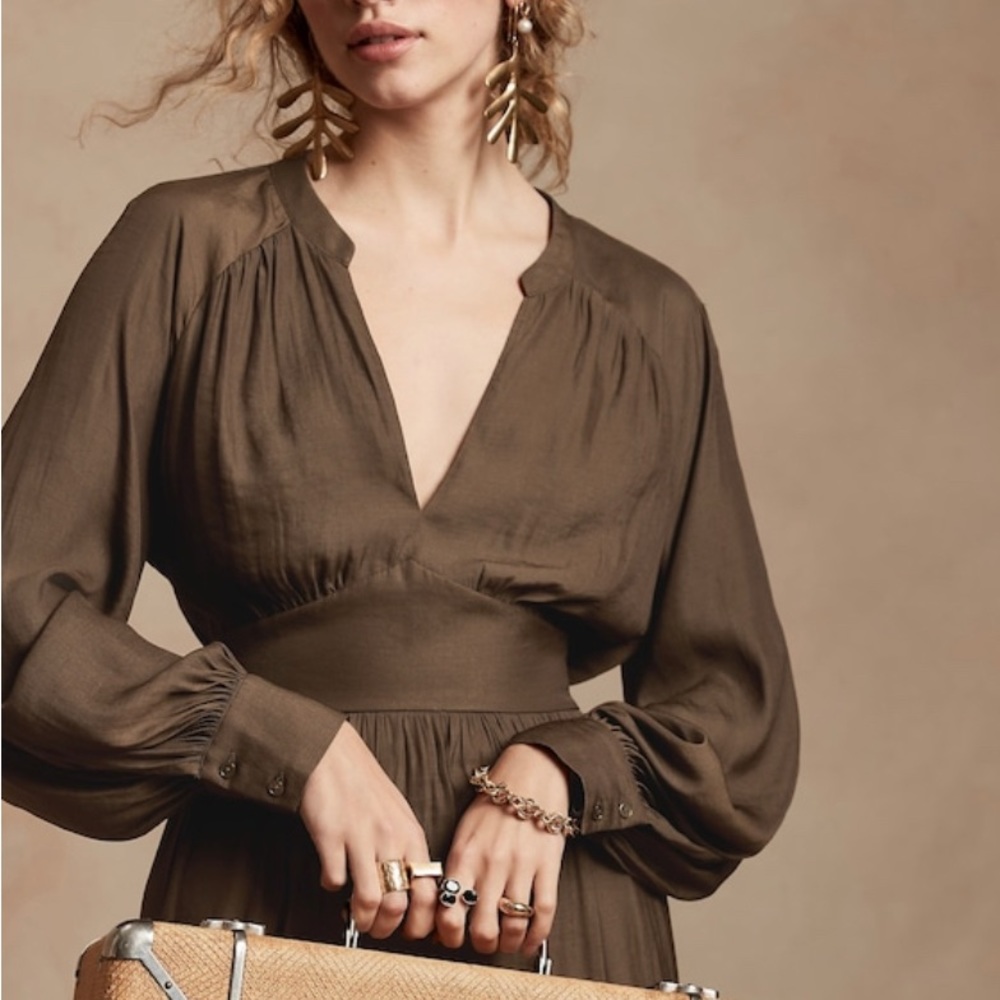 M Petite Balza Mini Dress Banana Republic